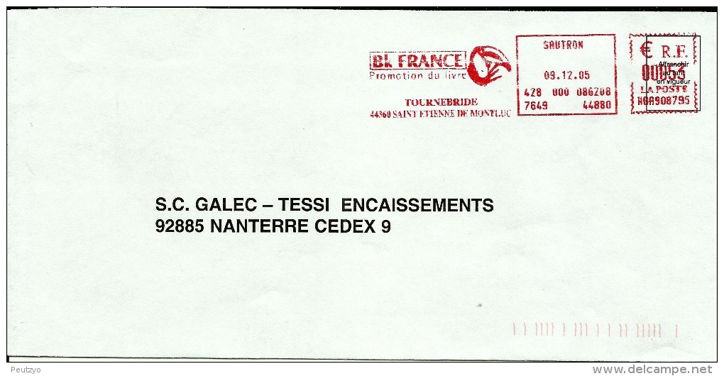 Lettre Entiere  EMA Bk France Animaux Oiseaux Perroquet Toucan      B/594 - Altri & Non Classificati