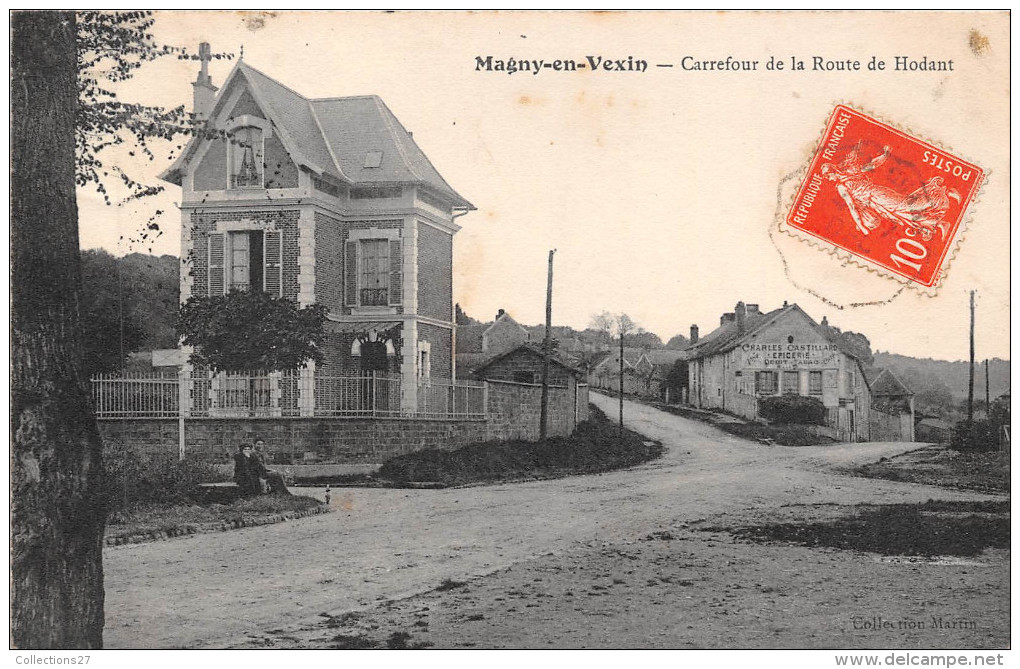 95- MAGNY EN VEXIN - CARREFOUR DE LA ROUTE DE HODANT - Magny En Vexin