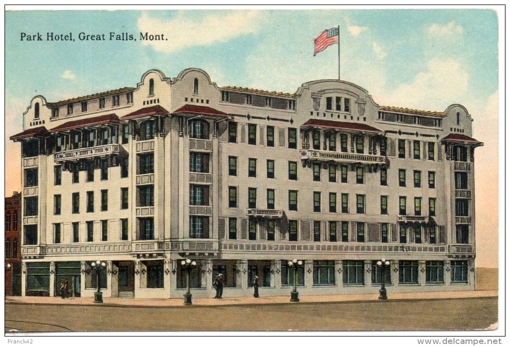 Etats Unis. Park Hotel, Great Falls - Great Falls