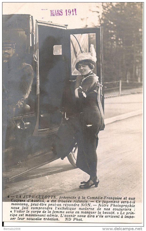 Mode - Femmes Au Chapeau - Jupe - Culotte - Aux Courses D´Auteuil - Paris - Moda