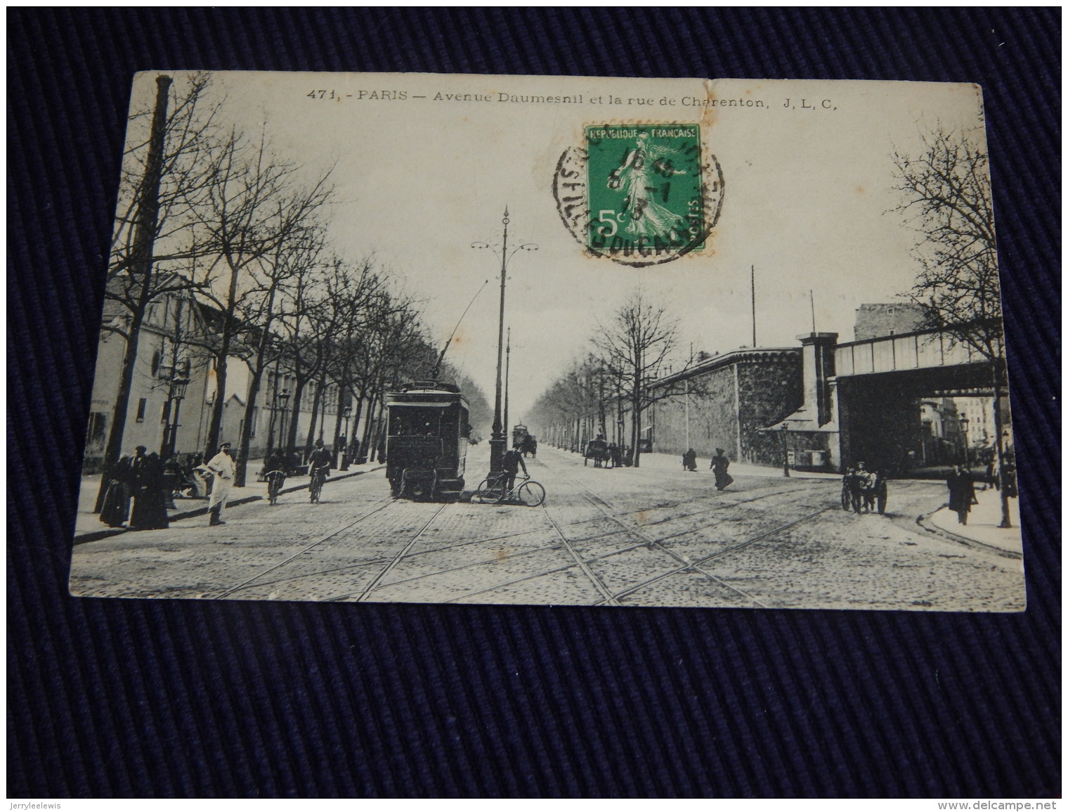 PARIS  -  Avenue Daumesnil Et La Rue De Charenton  -  1913  -  (2 Scans) - Autres & Non Classés