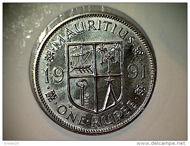 Mauritius 1 Rupee 1991 - Maurice