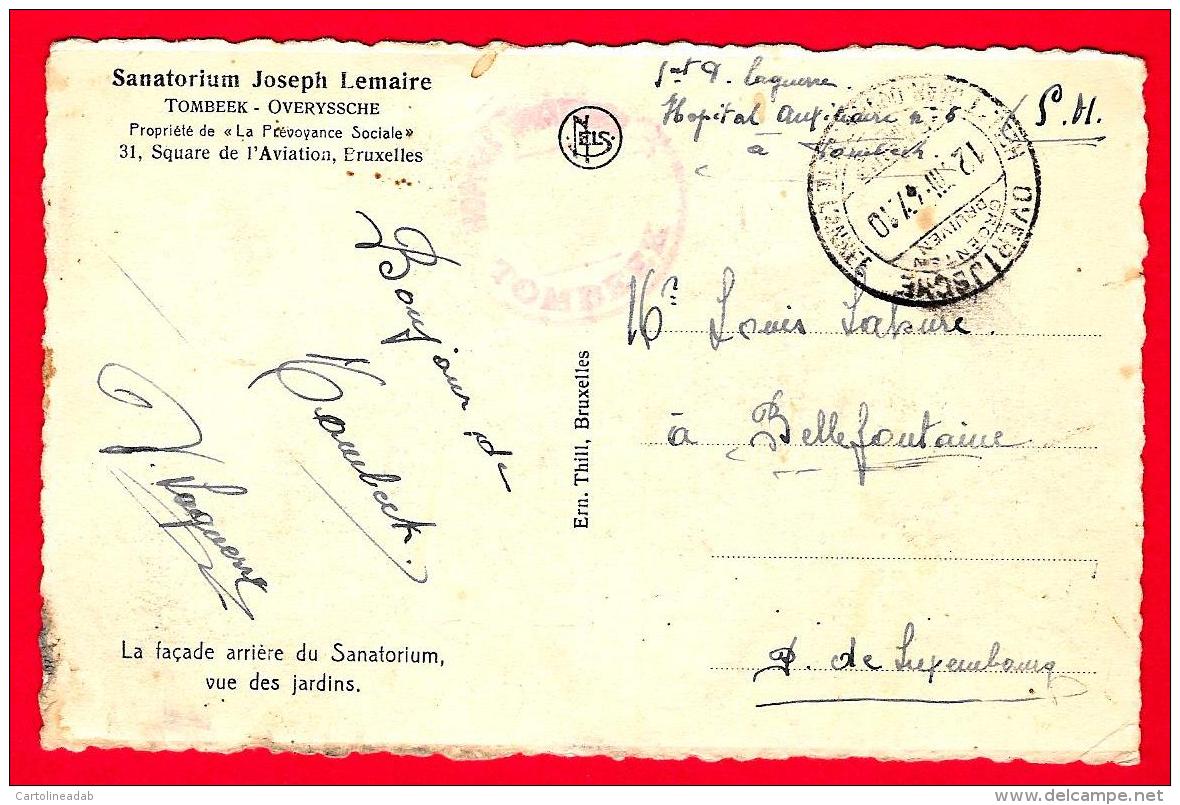 [DC2809] CPA - BELGIO - BRUXELLES - SANATORIUM JOSEPH LEMAIRE - SQUARE DE L'AVIATION - Viaggiata - Old Postcard - Altri & Non Classificati