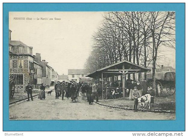 CPA Métier Maquignons Marché Aux Veaux - FORMERIE 60 - Formerie