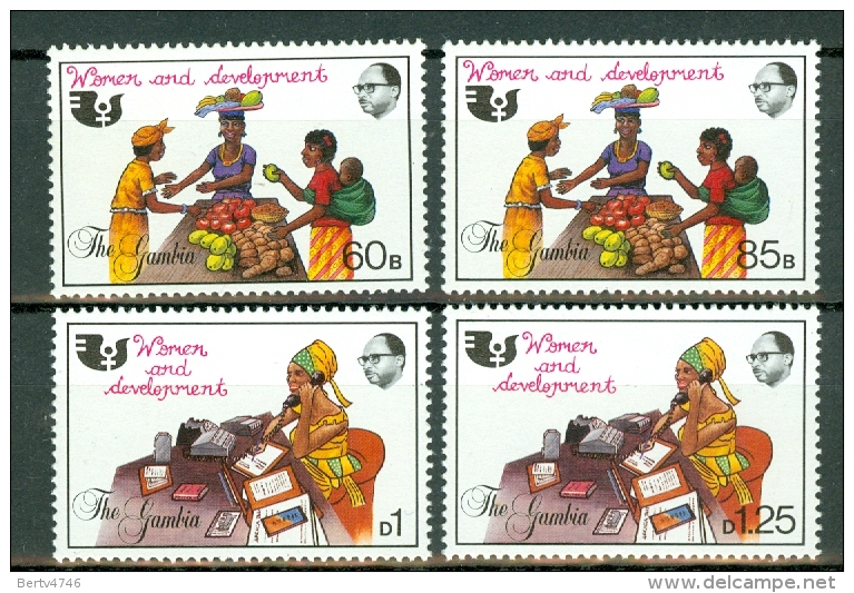 Gambia 1985  Yv 540/543**, Mi 553/556**,  MNH - Gambie (1965-...)