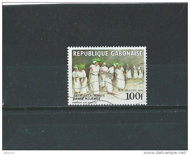 Timbre Oblitére Du Gabon 1990 - Gabon (1960-...)