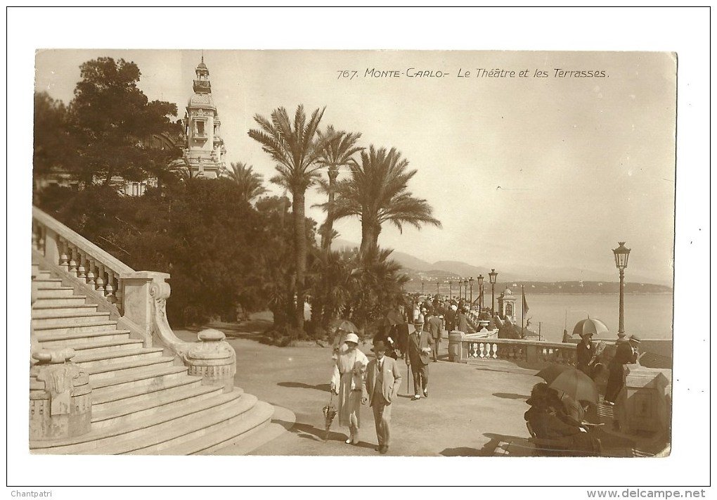 Monte Carlo - Le Théatre Et Les Terrasses - Teatro D'opera