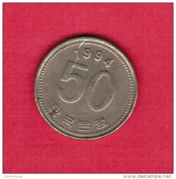 KOREA---South   50 WON 1994 (KM # 34) - Korea (Zuid)