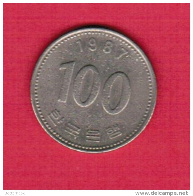 KOREA---South  100 WON 1987 (KM # 35.2) - Corea Del Sud