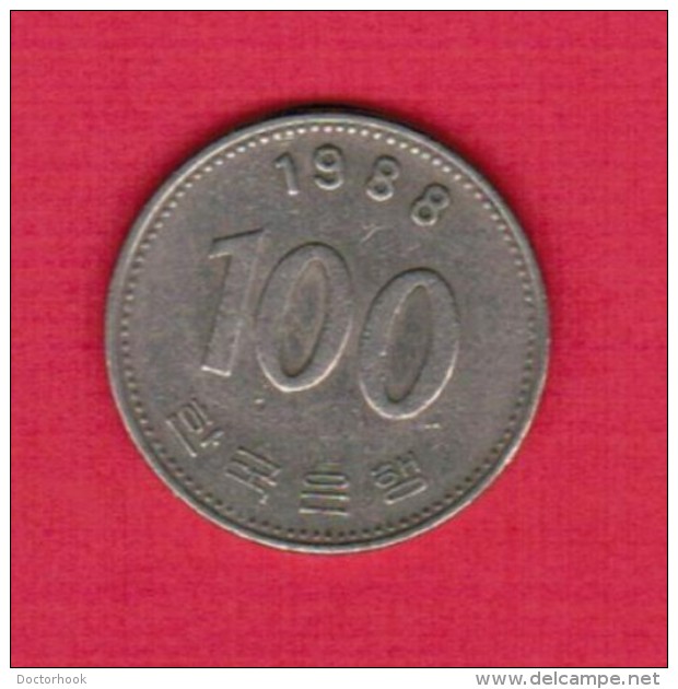 KOREA---South  100 WON 1988 (KM # 35.2) - Korea, South