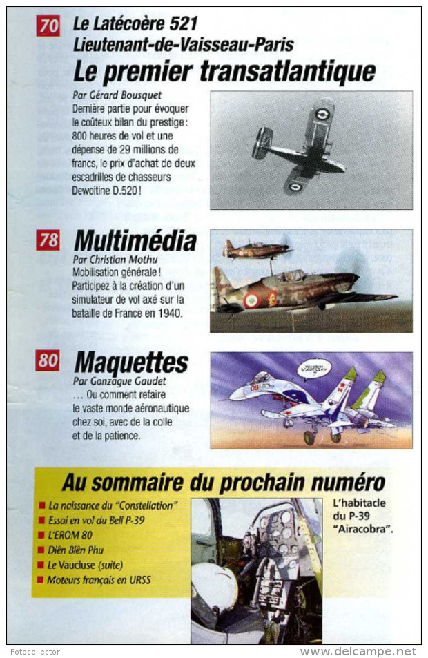 Le Fana De L'aviation N° 413 : Escadrille 1/56 Vaucluse - B17 - F9F Panther - Jean Tulasne (Normandie Niemen) - Flugzeuge