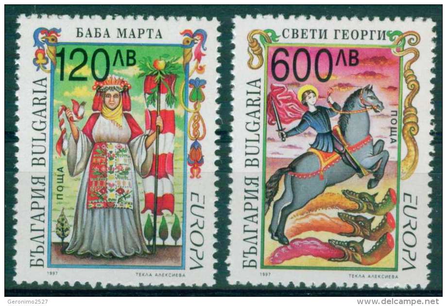 Europa CEPT 1997 BULGARIA Myths & Legends - Fine Set MNH - 1997