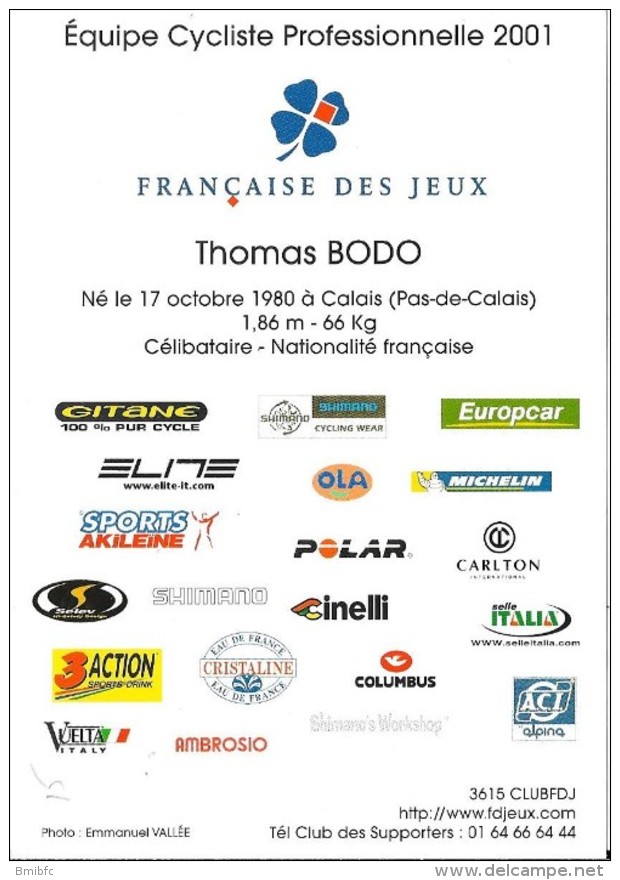 Thomas BODO - Cyclisme