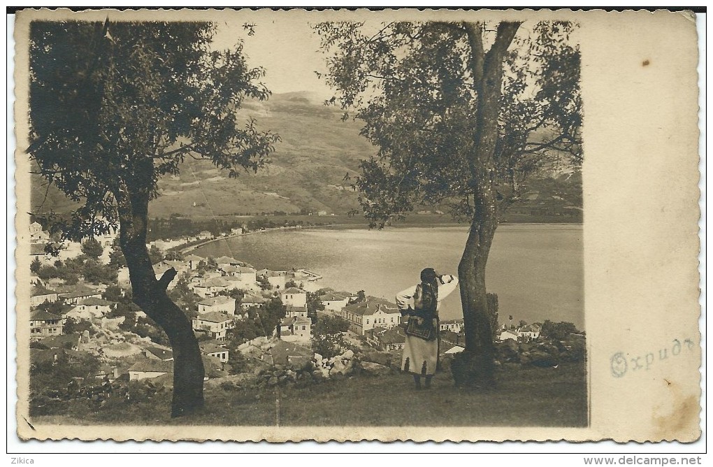Real Photo Postcard Ohrid - Lieux