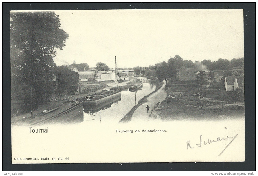 CPA - TOURNAI - Faubourg De Valenciennes - Nels  Série 48 N° 22   // - Tournai