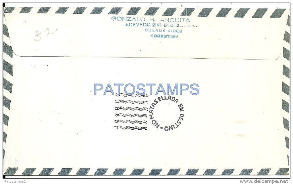 38699 ARGENTINA COVER AVIATION ECUATORIANA VUELO INAUGURAL YEAR 1977 BUENOS AIRES - QUITO NO POSTCARD - Affiches