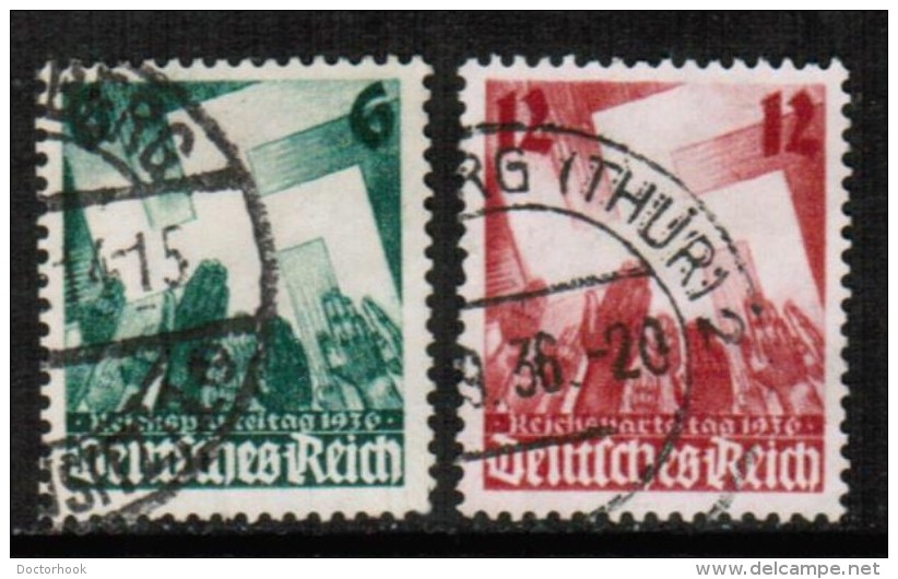 GERMANY  Scott # 479-80 VF USED - Used Stamps