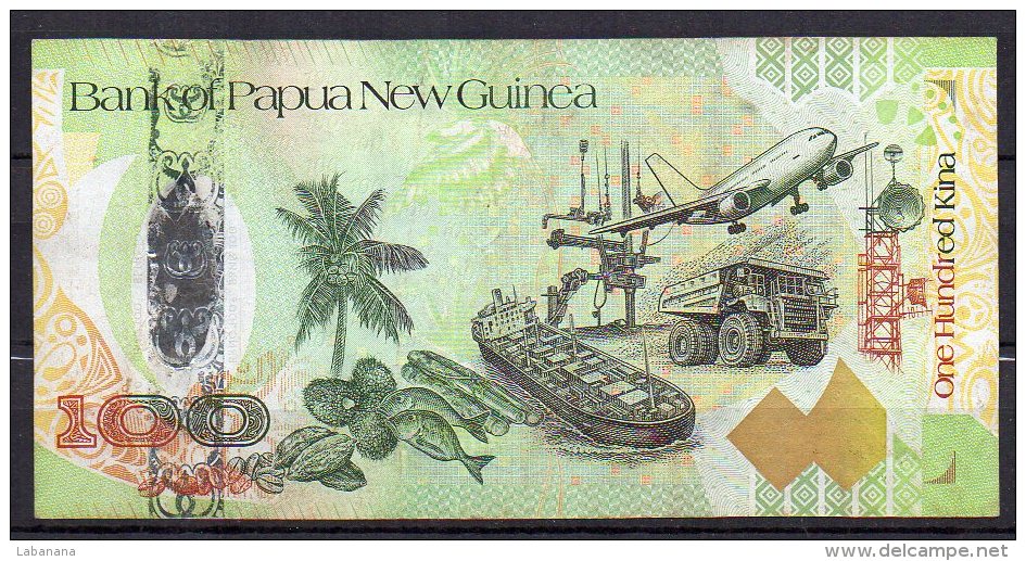 Papouasie-Nouvelle-Guinée Billet De 100 Kina 2008 BPNG118 Commémoratif - Papouasie-Nouvelle-Guinée