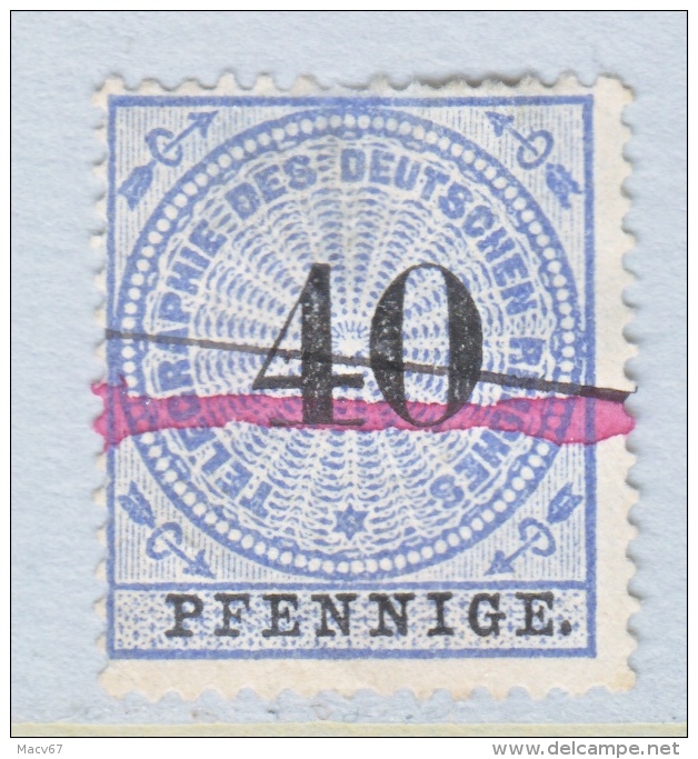 GERMAN FEDERATION  TELEGRAPH  T 13  Fault  (o) - Other & Unclassified