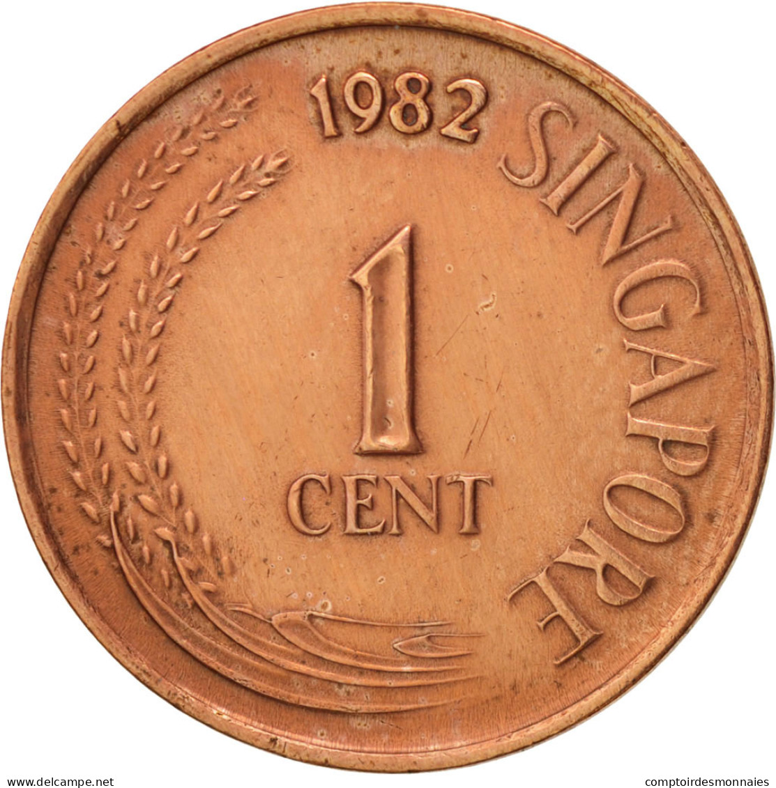 Monnaie, Singapour, Cent, 1982, Singapore Mint, SUP, Copper Clad Steel, KM:1a - Singapour