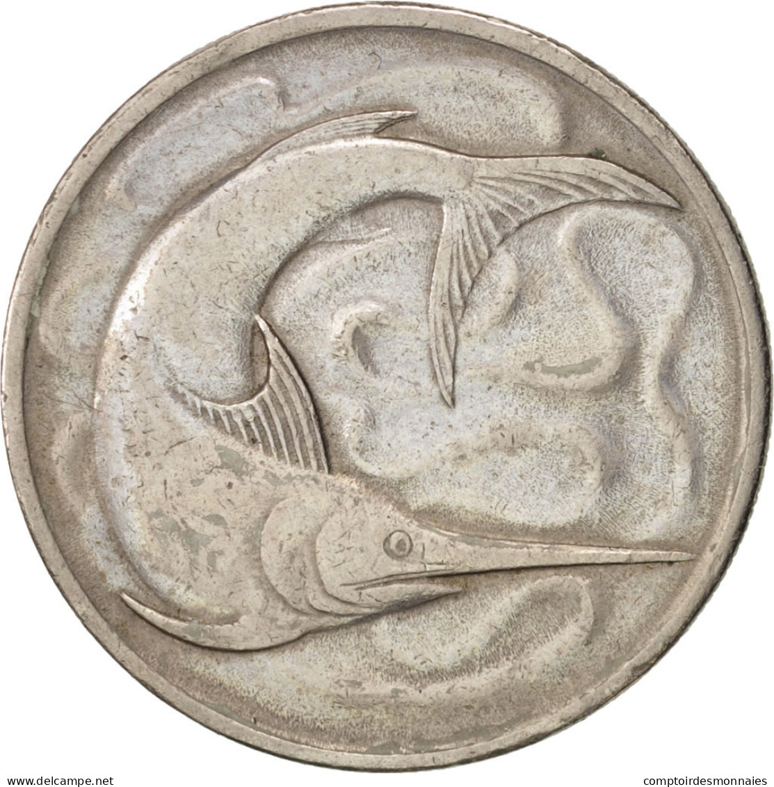 Monnaie, Singapour, 20 Cents, 1969, Singapore Mint, TTB, Copper-nickel, KM:4 - Singapour