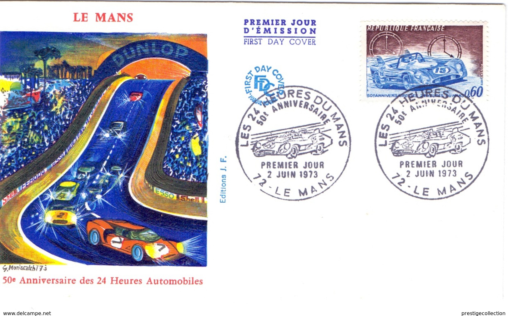 HEURES FRANCE LE MANS FDC   (MG160077) - Auto's