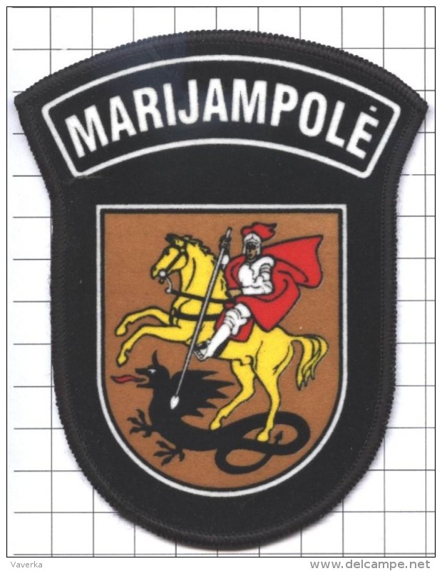 Ecusson / Patch / Toppa / Parche. EU. Police. Lithuania. Marijampole Region - Police & Gendarmerie