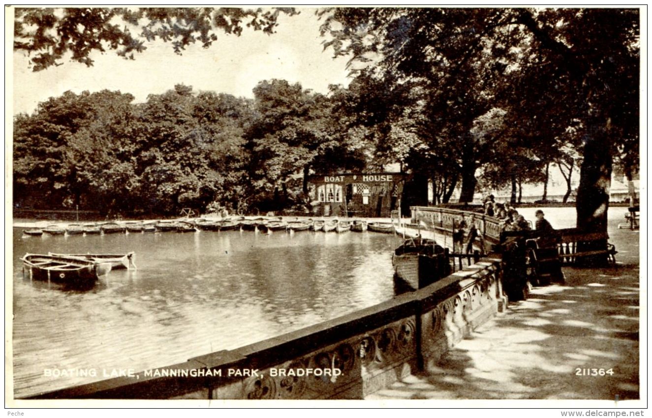 N°49790 -cpa Boating Lake -Bradford- - Bradford