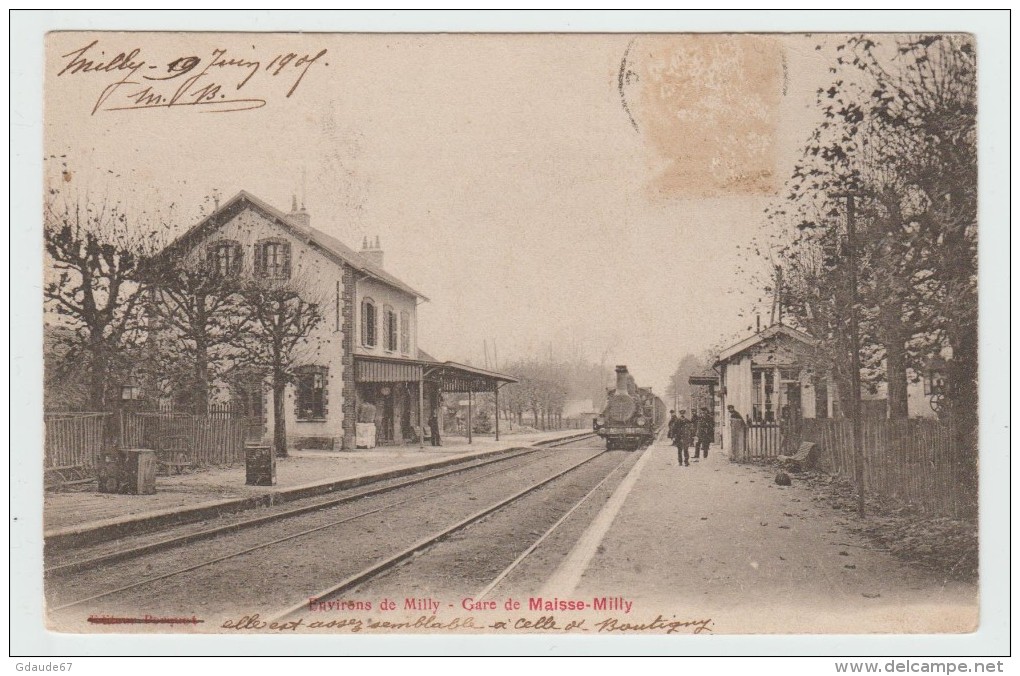 GARE De MAISSE MILLY (91) - TRAIN - Autres & Non Classés