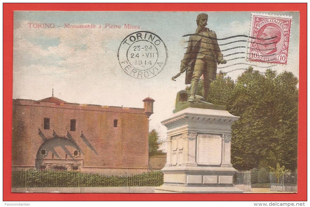 CPA Italie - Turin - Torino - Monumento A Pietro Micca - Autres Monuments, édifices