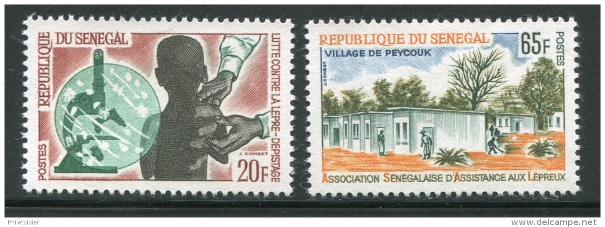 Sénégal Y&T N°245 Et 246 Neufs Avec Charnière * - Senegal (1960-...)