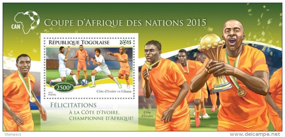 Togo. 2015 Football. (103b) - Afrika Cup