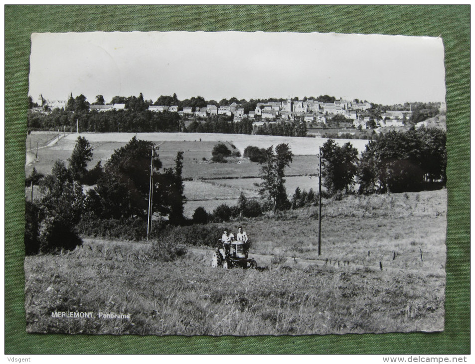 MERLEMONT - PANORAMA 1962 ( 2 Scans ) - Philippeville