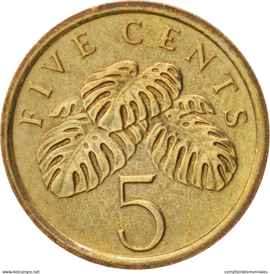 Monnaie, Singapour, 5 Cents, 1986, British Royal Mint, SUP+, Aluminum-Bronze - Singapore