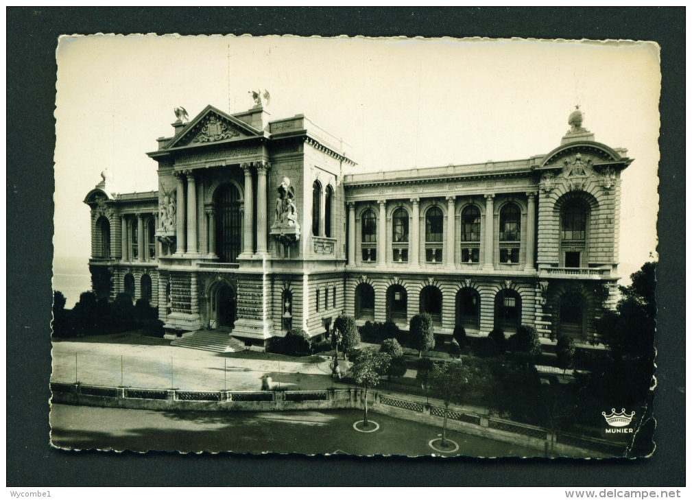 MONACO  -  Oceanographic Museum  Used Postcard As Scans - Oceanographic Museum