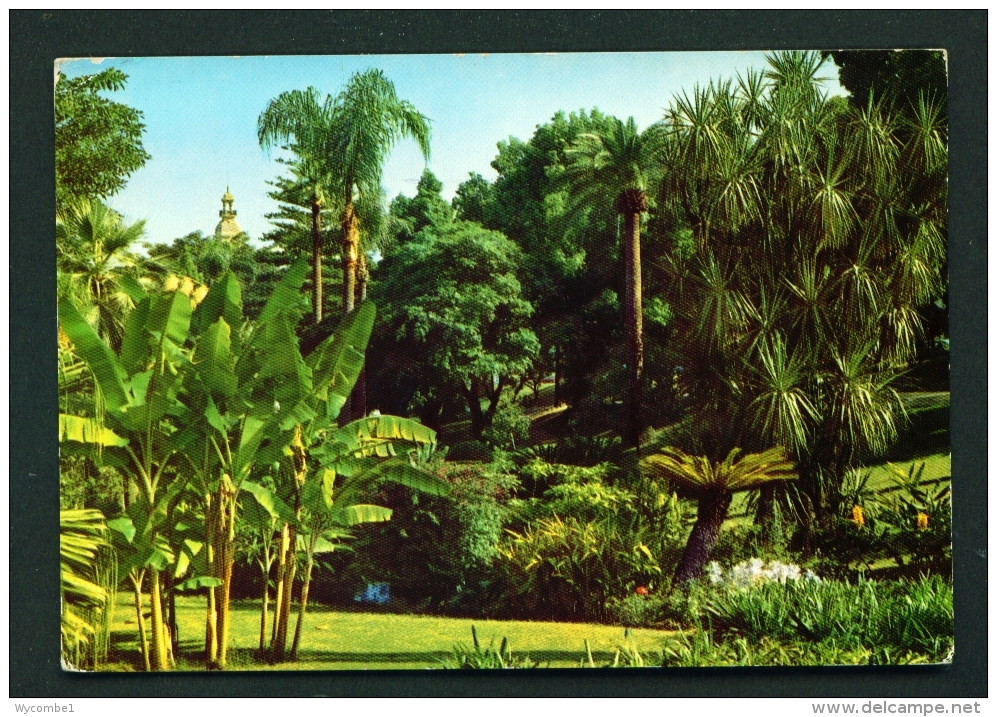 MONACO  -  The Casino Gardens  Used Postcard As Scans - Casino