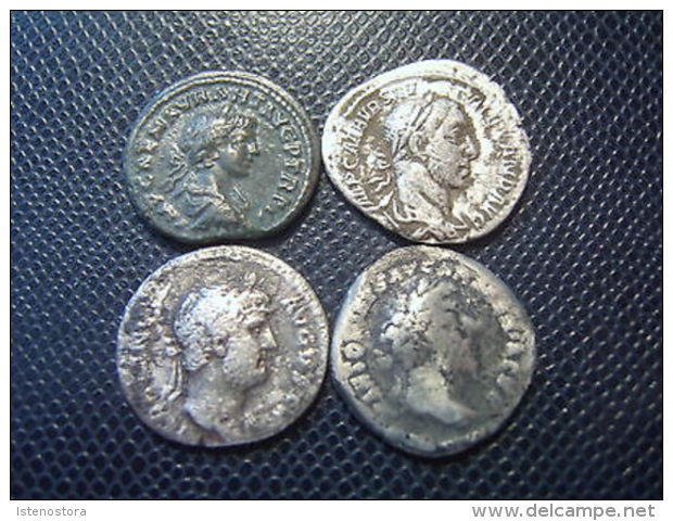 ROMAN IMPERIAL / 4 X  ANCIENT SILVER COINS / LOT 5. - Altri & Non Classificati