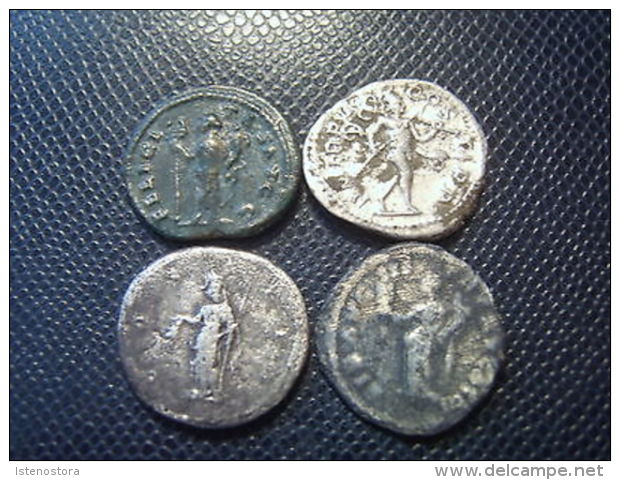 ROMAN IMPERIAL / 4 X  ANCIENT SILVER COINS / LOT 5. - Altri & Non Classificati