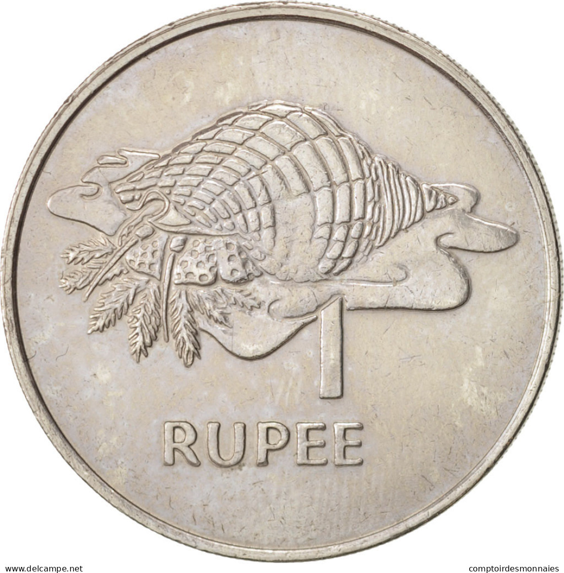 Monnaie, Seychelles, Rupee, 1977, British Royal Mint, TTB, Copper-nickel, KM:35 - Seychelles