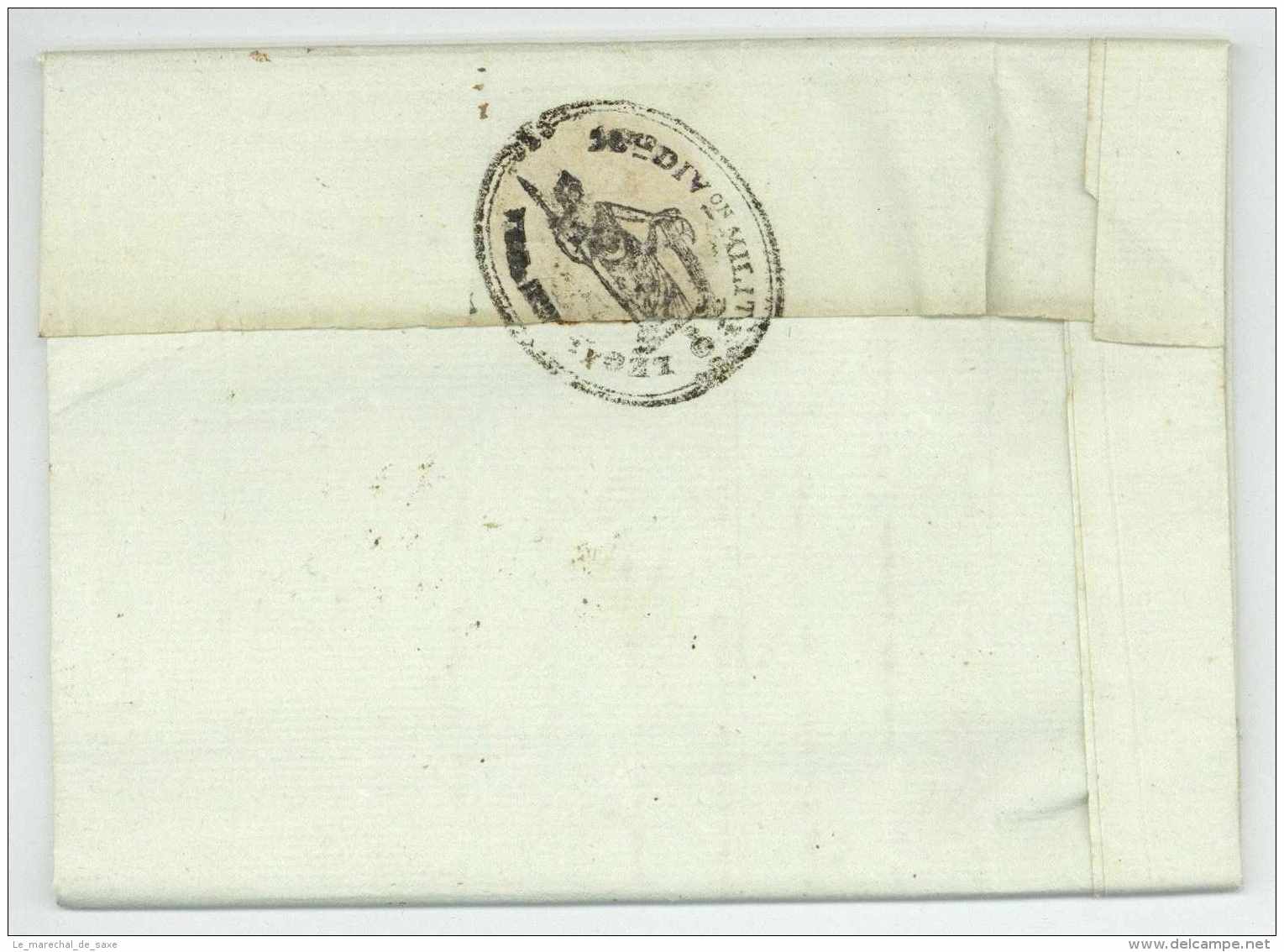 Louis-Antoine VIMEUX (1737-1814) - Général - Franchise - Tours 1797 - Army Postmarks (before 1900)