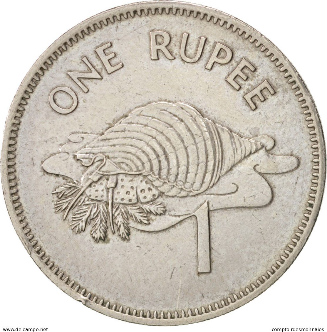 Monnaie, Seychelles, Rupee, 1982, British Royal Mint, TTB+, Copper-nickel - Seychelles