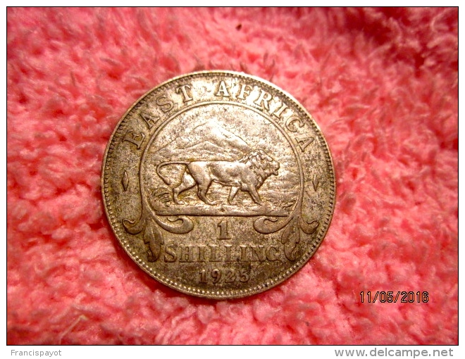 East Africa: 1 Shilling 1925 (silver) - British Colony