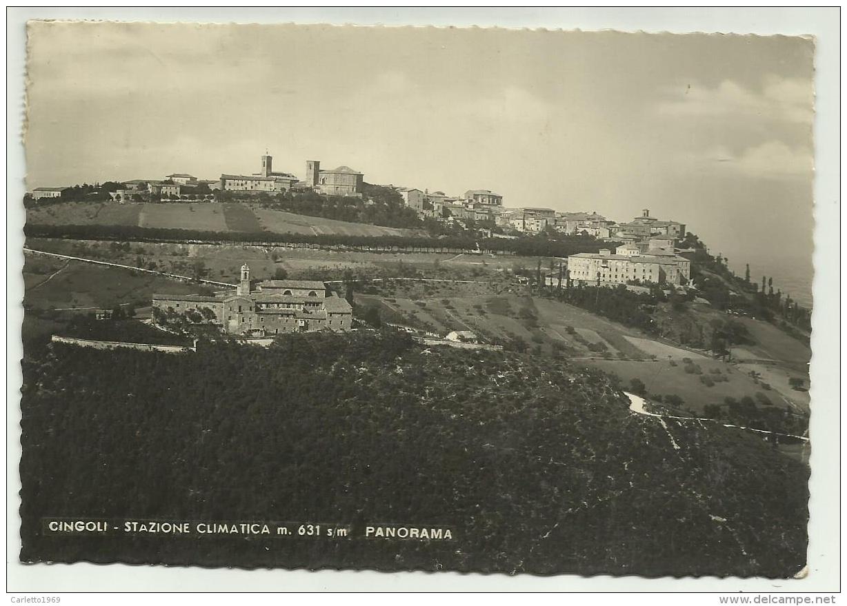 CINGOLI PANORAMA   VIAGGIATA FG - Macerata