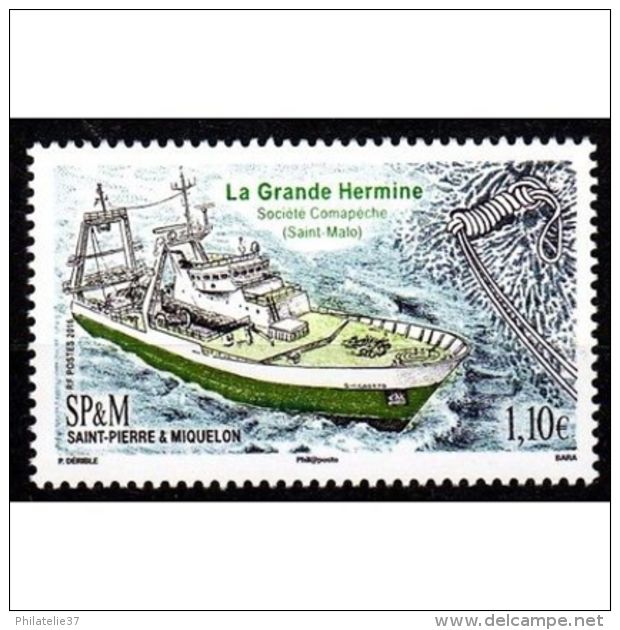 Timbre Saint-Pierre Et Miquelon N°1150 La Grande Hermine - Autres & Non Classés