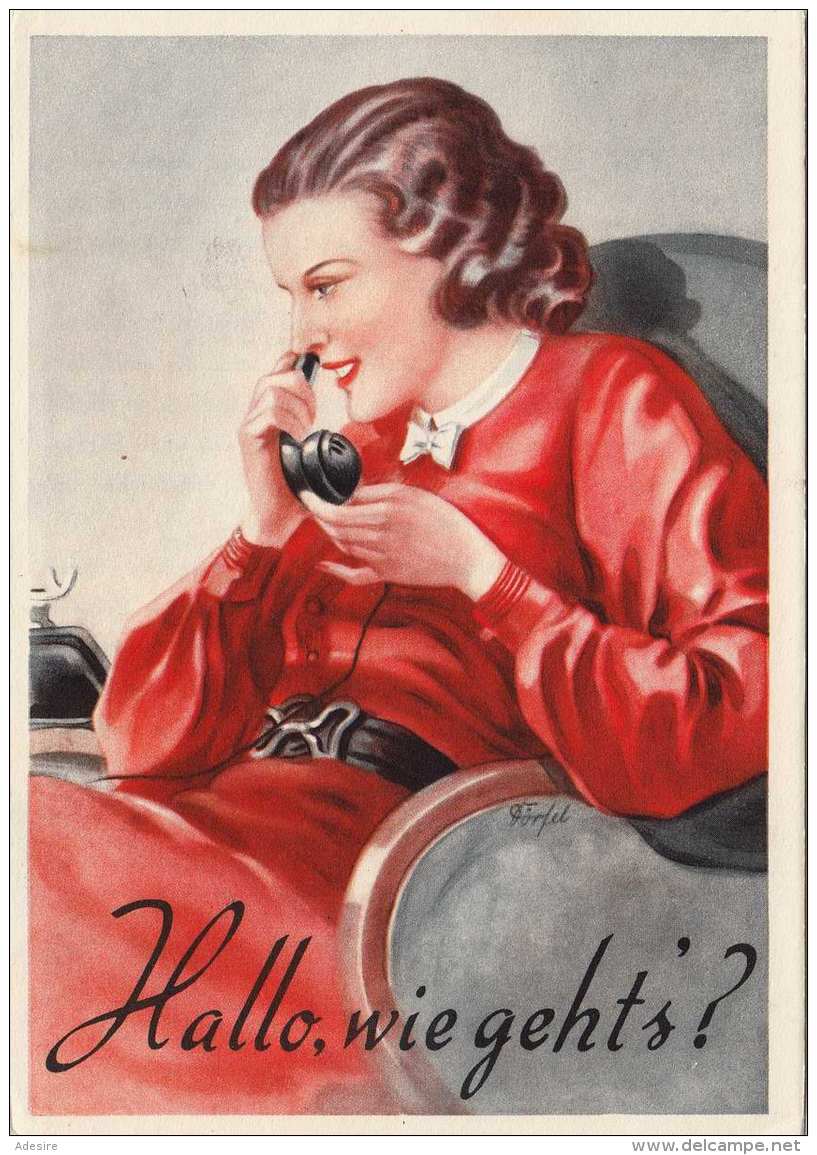 HALLO WIE GEHT&rsquo;S - Deutscher Ring Krankenversicherung 1940?, Mehrseitige Werbung Mit Antwortkarte - Werbepostkarten