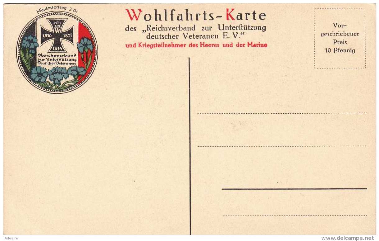 GENERALOBERST V. EINEM - Wohlfahrtskarte 1914 - Personen