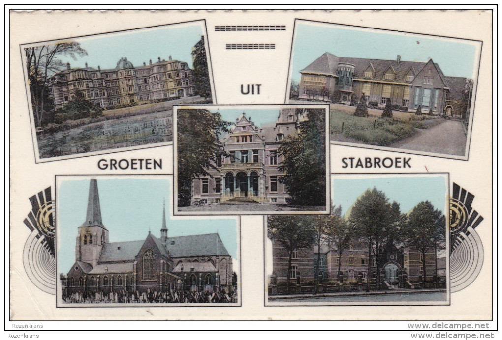 Groeten Uit Stabroek Gekarteld Antwerpse Polder Poldergemeente (kreukje) - Kapellen