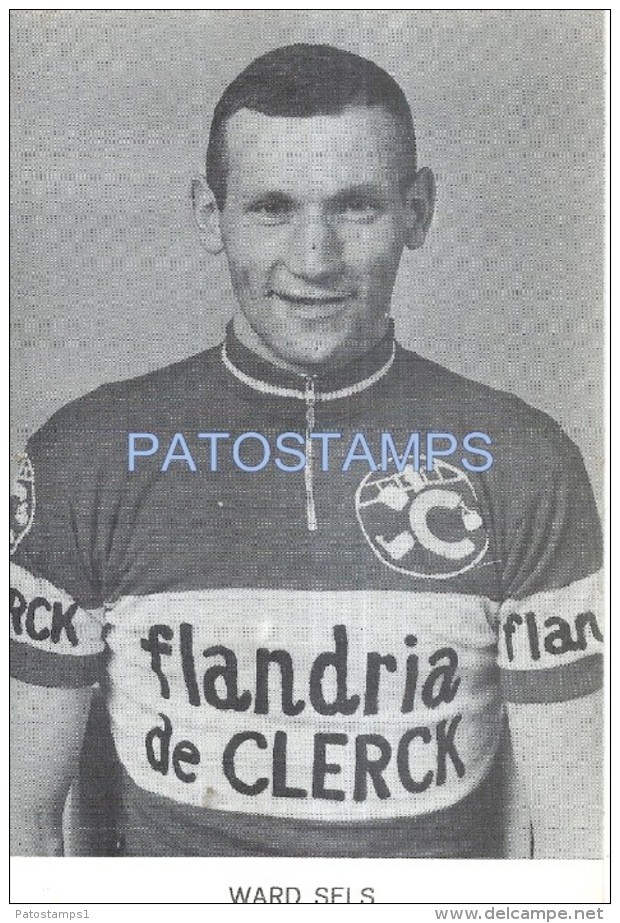 38822 BELGIUM CYCLING CICLISMO WARD SELS SCUDERIA FLANDRIA DE CLERCK & PUBLICITY POSTAL POSTCARD - Handball