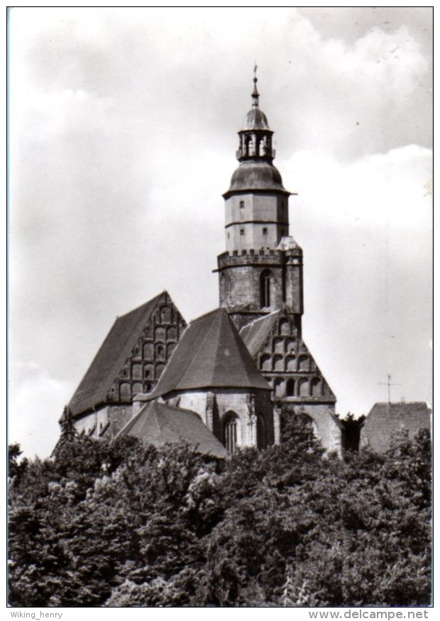 Kamenz - S/w Hauptkirche Sankt Marien - Kamenz