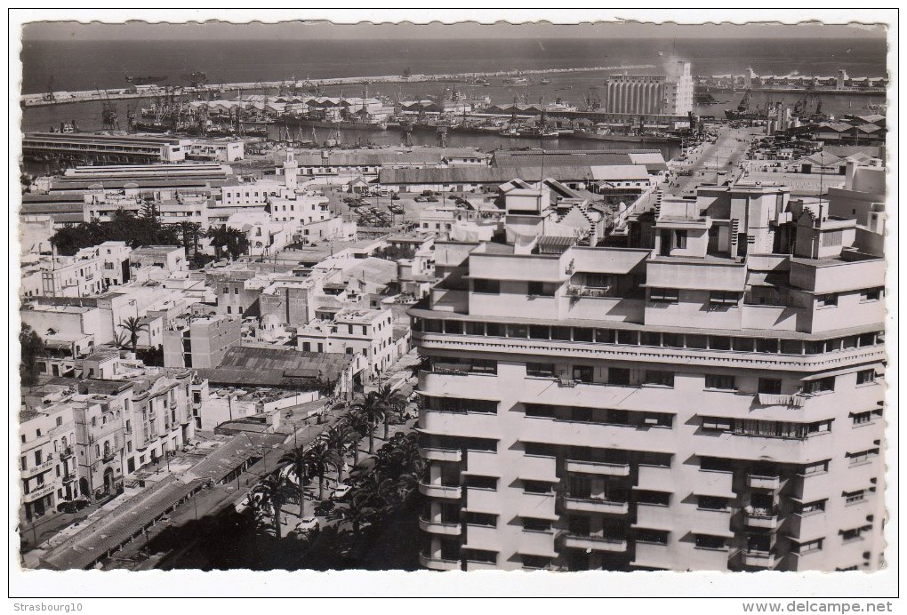 CARTE POSTALE     MAROC  CASABLANCA  1953  -  BOULEVARD 4e ZOUAVES - Meknès